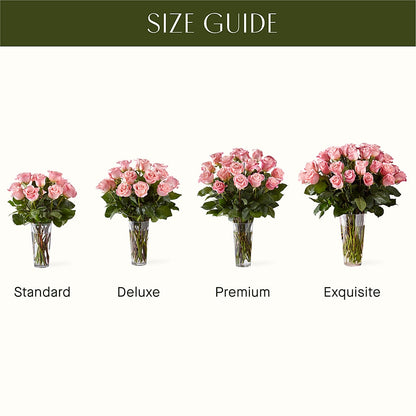 Long Stem Pink Rose Bouquet –  Designs By Lakeland Flowers, Plant City FL