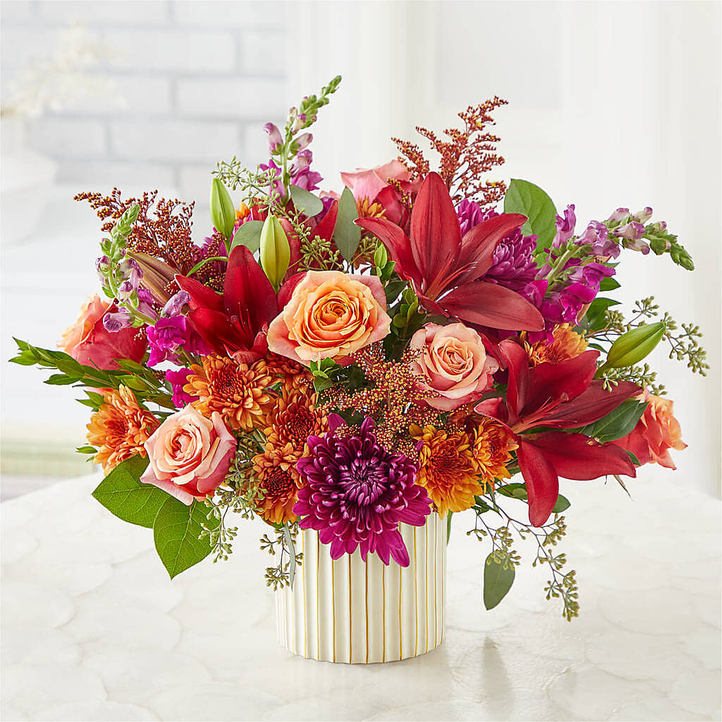 Burgundy Landscape Bouquet –  Designs By Lakeland Flowers, Plant City FL