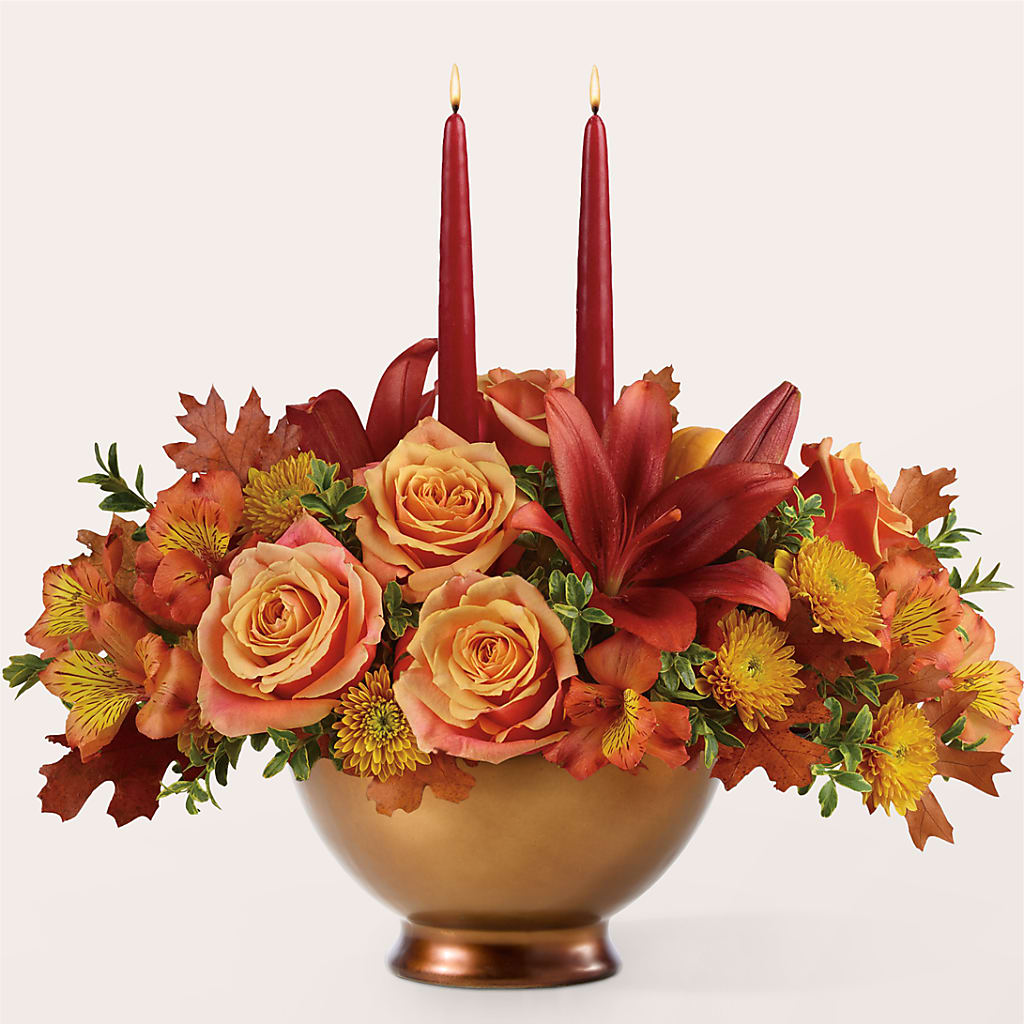 Harvest Table Centerpiece –  Designs By Lakeland Flowers, Plant City FL