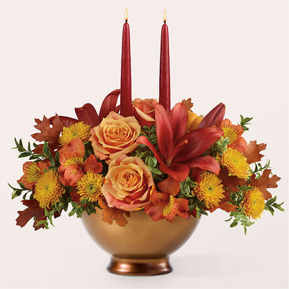 Harvest Table Centerpiece –  Designs By Lakeland Flowers, Plant City FL
