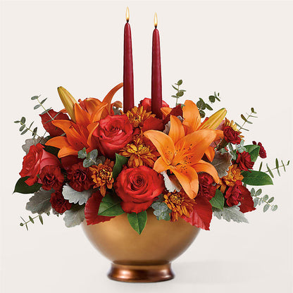 Fruits of Fall Centerpiece –  Designs By Lakeland Flowers, Plant City FL