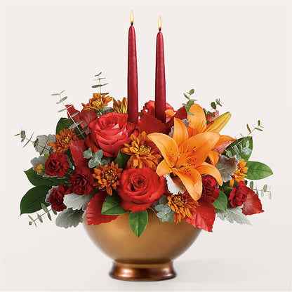 Fruits of Fall Centerpiece –  Designs By Lakeland Flowers, Plant City FL
