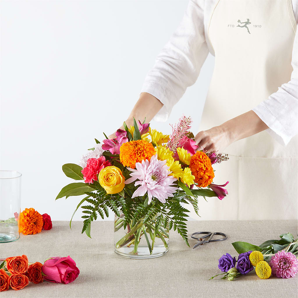 Feast of Color – A Florist Original –  Designs By Lakeland Flowers, Plant City FL