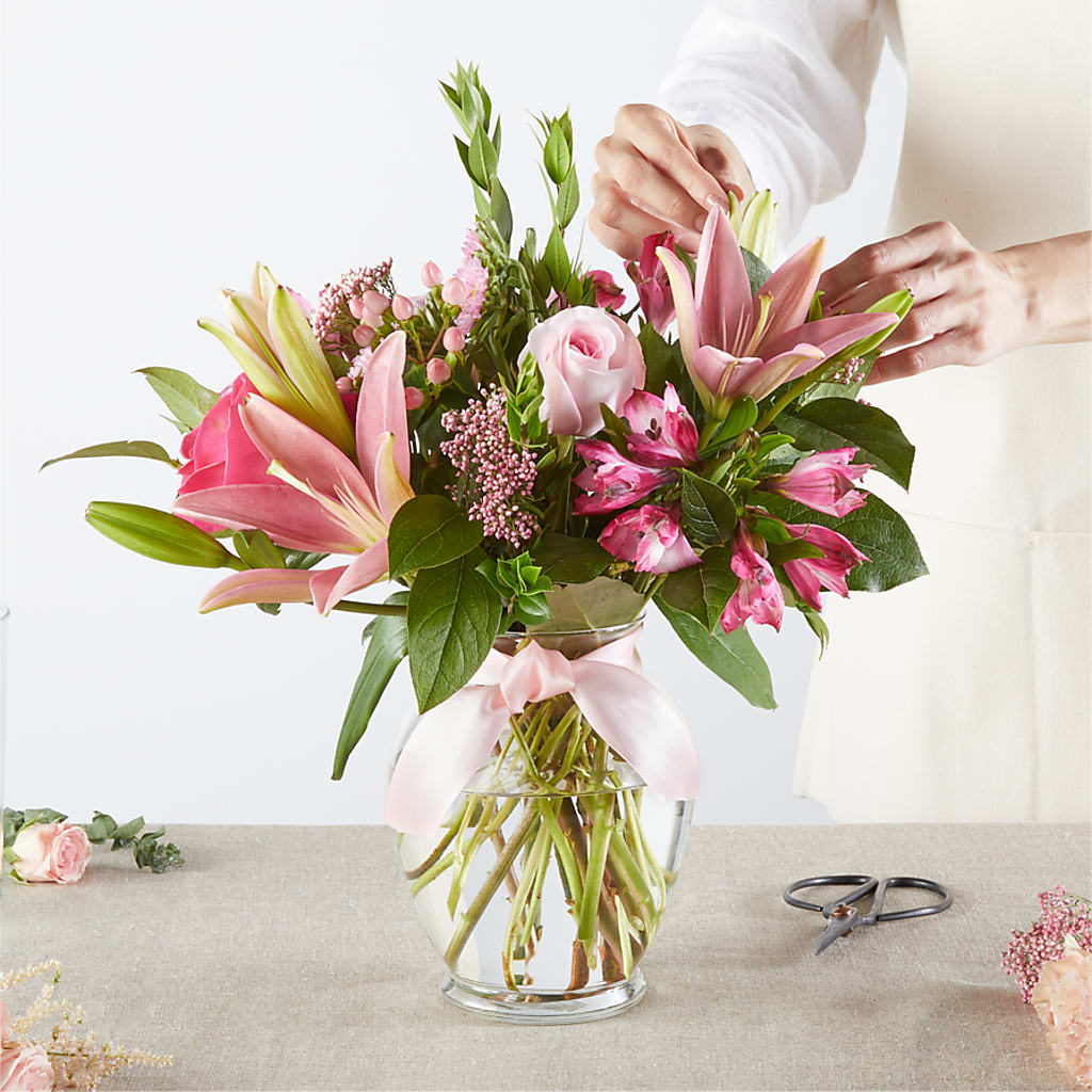 Pink Ribbon - A Florist Original –  Designs By Lakeland Flowers, Plant City FL