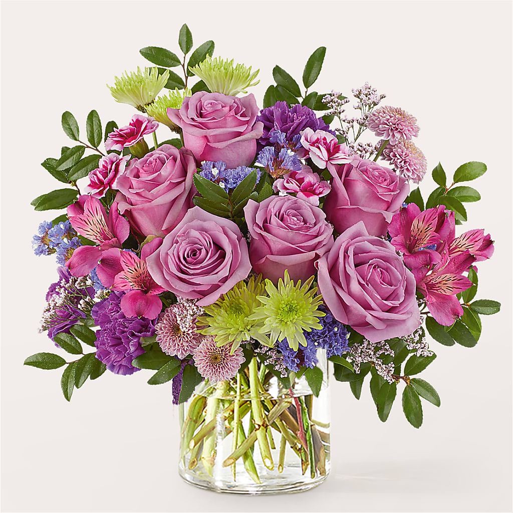 Glass Half Full Bouquet –  Designs By Lakeland Flowers, Plant City FL