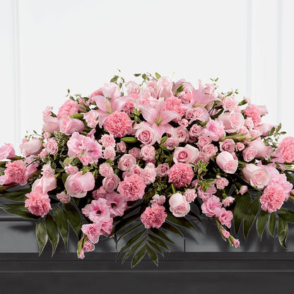 Garden of Comfort Casket Spray (Standard) –  Designs By Lakeland Flowers, Plant City FL