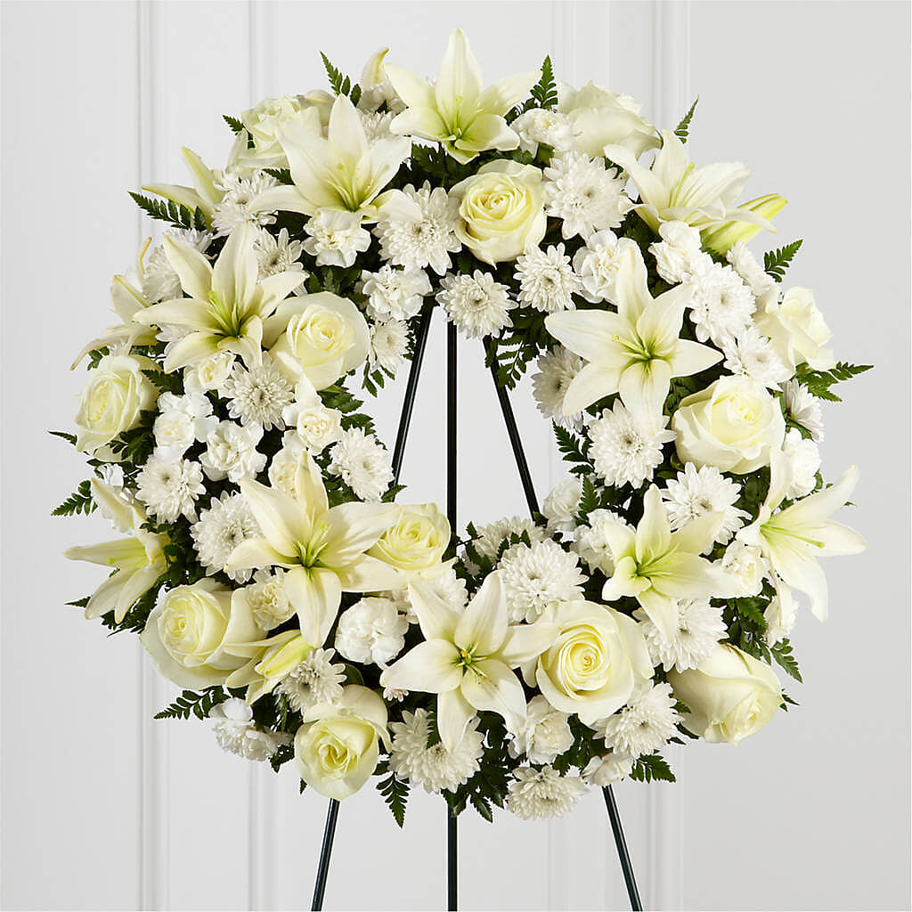 Treasured Tribute Wreath –  Designs By Lakeland Flowers, Plant City FL
