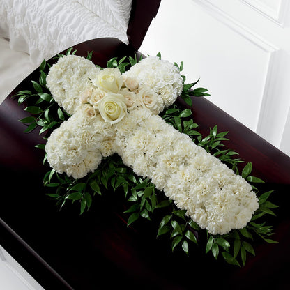 Peaceful Memories Casket Spray (Standard) –  Designs By Lakeland Flowers, Plant City FL