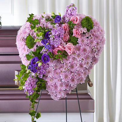 Treasured Love Standing Heart –  Designs By Lakeland Flowers, Plant City FL