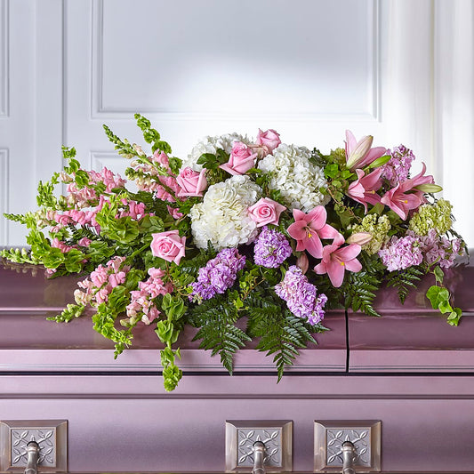 Life's Gratitude Casket Spray –  Designs By Lakeland Flowers, Plant City FL