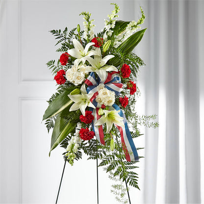 Stars of Life Standing Spray –  Designs By Lakeland Flowers, Plant City FL