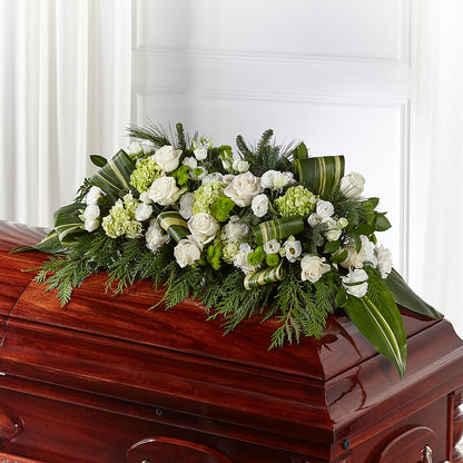 Hopeful Gesture Casket Spray –  Designs By Lakeland Flowers, Plant City FL