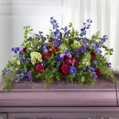 Always Treasured Casket Spray –  Designs By Lakeland Flowers, Plant City FL