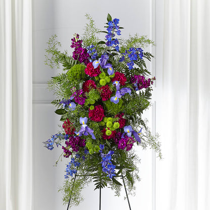 Heavenly Skies Standing Spray –  Designs By Lakeland Flowers, Plant City FL