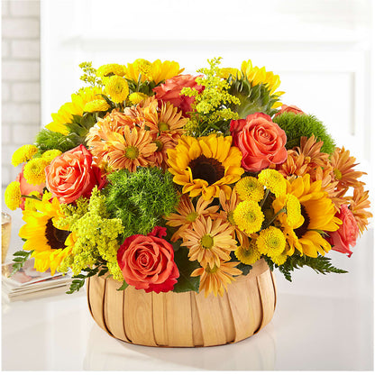 Harvest Sunflower Basket –  Designs By Lakeland Flowers, Plant City FL