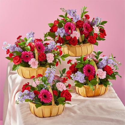 Pink Picnic Basket –  Designs By Lakeland Flowers, Plant City FL