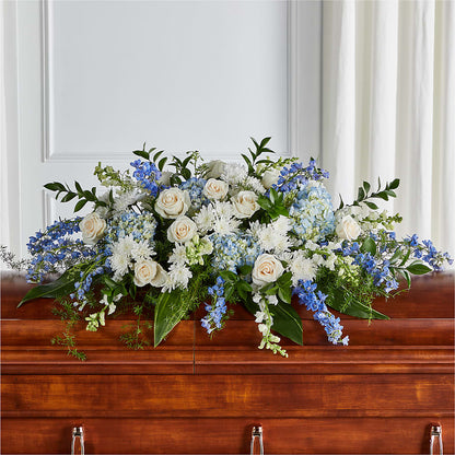 Timeless Essence Casket Spray –  Designs By Lakeland Flowers, Plant City FL