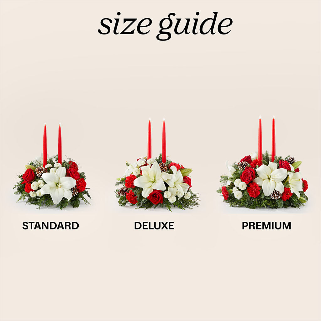 Seasonal Festivities Centerpiece –  Designs By Lakeland Flowers, Plant City FL