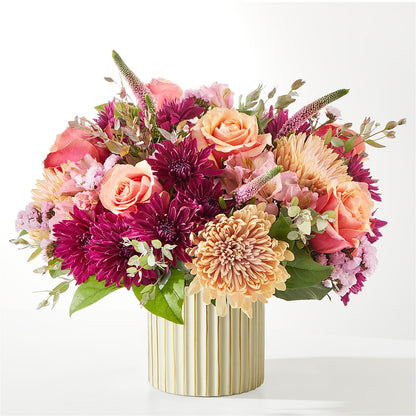 Berry Cobbler Bouquet with Ivory Vase –  Designs By Lakeland Flowers, Plant City FL