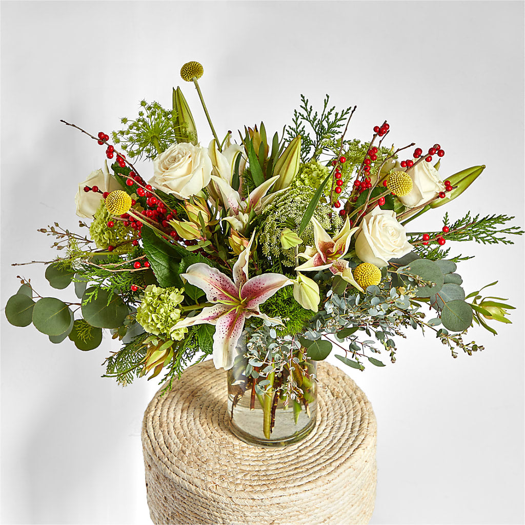 Berry & Bright Bouquet –  Designs By Lakeland Flowers, Plant City FL