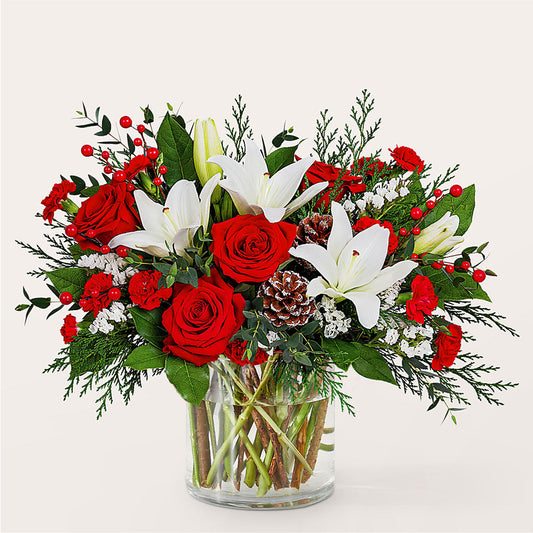 Best in Snow Bouquet –  Designs By Lakeland Flowers, Plant City FL