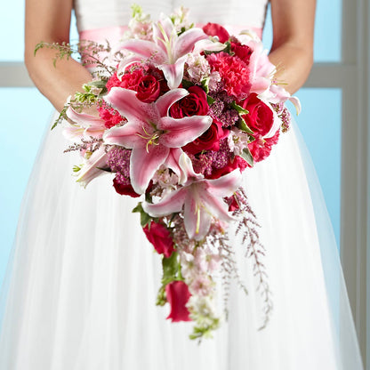 Lily & Rose Bouquet –  Designs By Lakeland Flowers, Plant City FL