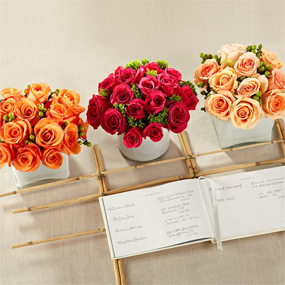 Dawn Rose Centerpiece –  Designs By Lakeland Flowers, Plant City FL